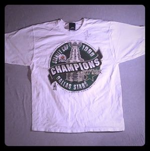 Dallas Stars 1999 Stanley Cup Shirt - Juha Lind